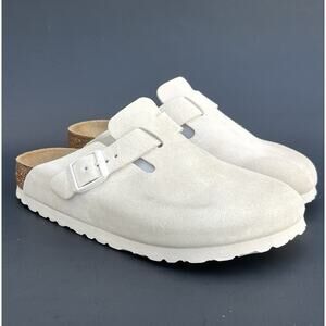 BIRKENSTOCK Boston Soft Footbed Clog Oyster Women's Size 6-6.5 US / 37 EU